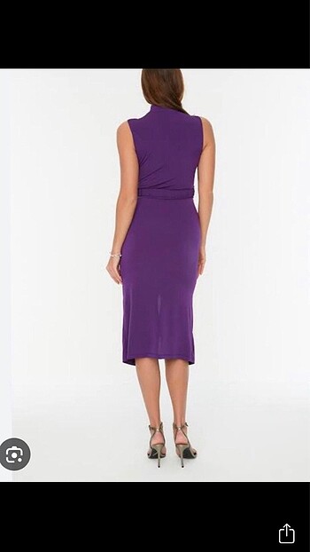Mor elbise - Görsel 5