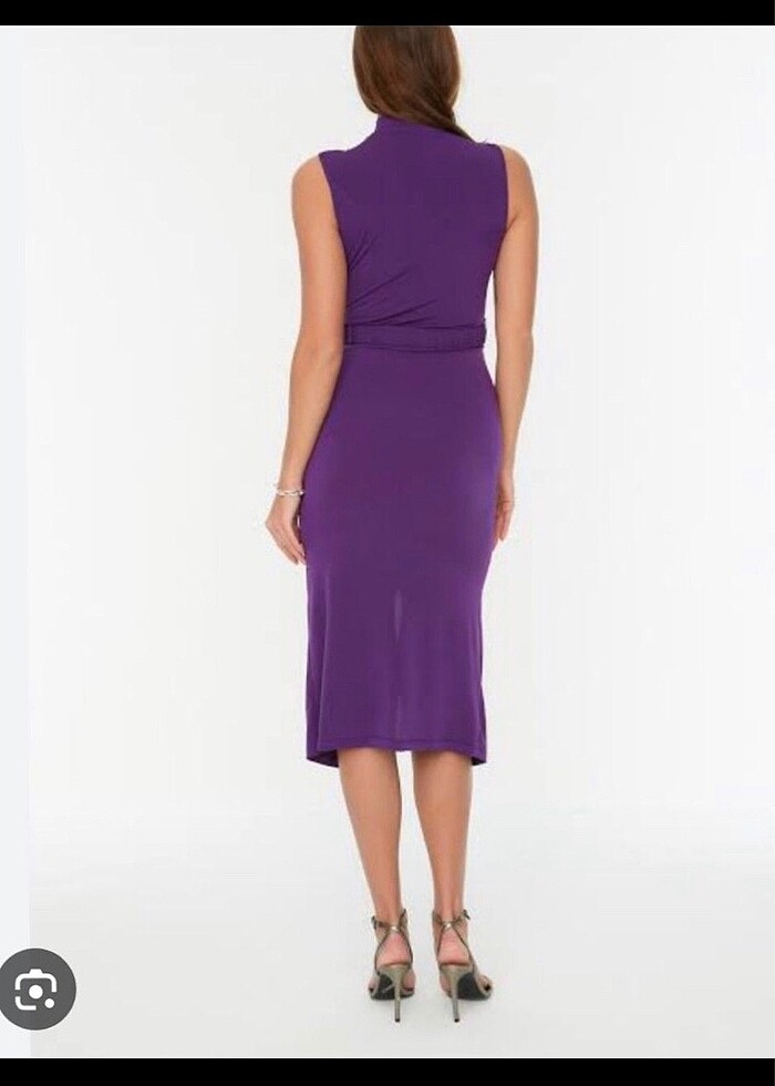 Mor elbise - Görsel 5
