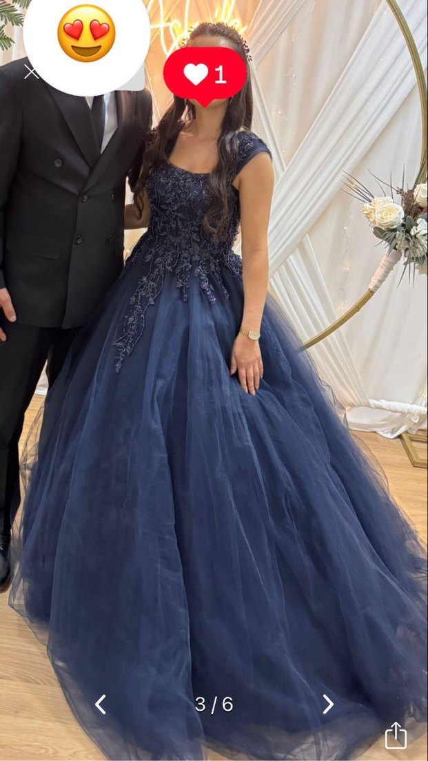 Lacivert Nişanlık Abiye - Görsel 3