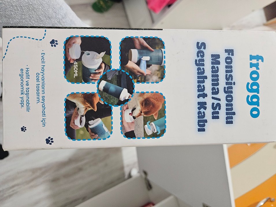 Mavi Seyahat Mama ve Su Kabı - Görsel 2