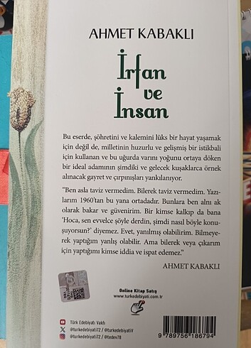  Ahmet Kabaklı İrfan ve İnsan