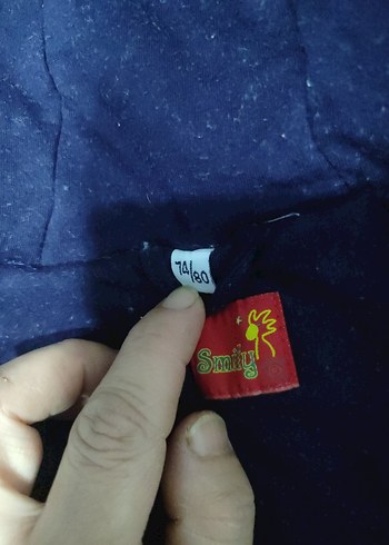 Kapüşonlu Mavi Erkek Çocuk Mont - Görsel 4