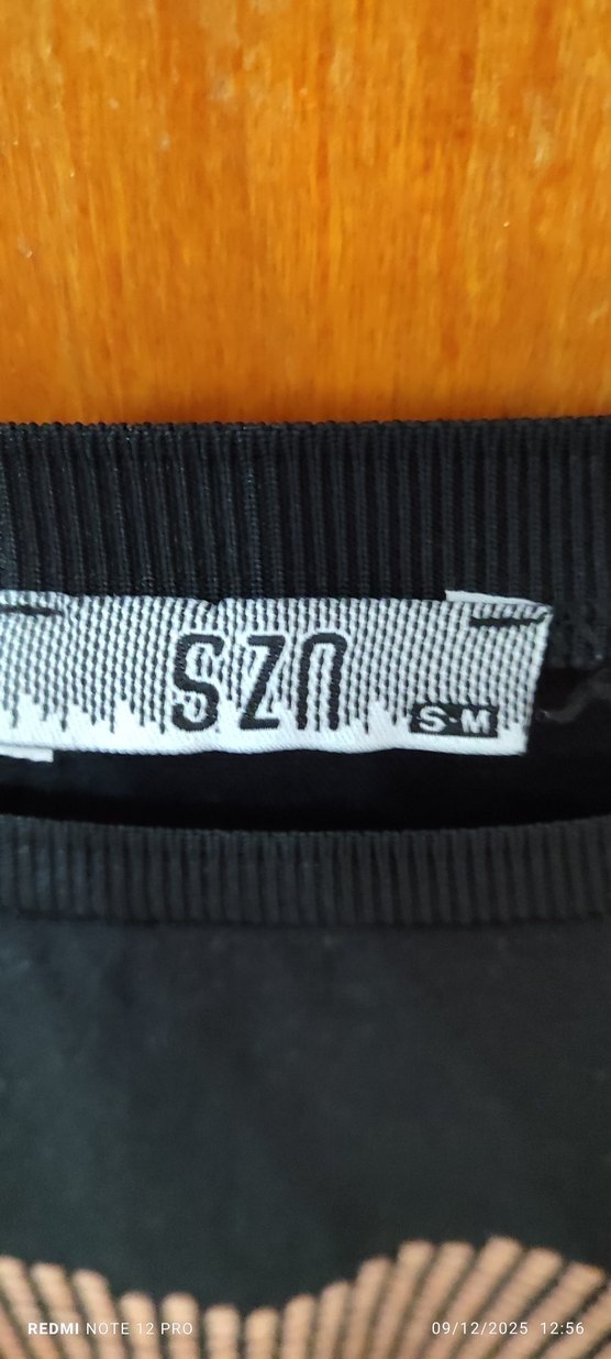 Siyah Uzun Kollu Kadın Sweatshirt - Görsel 5