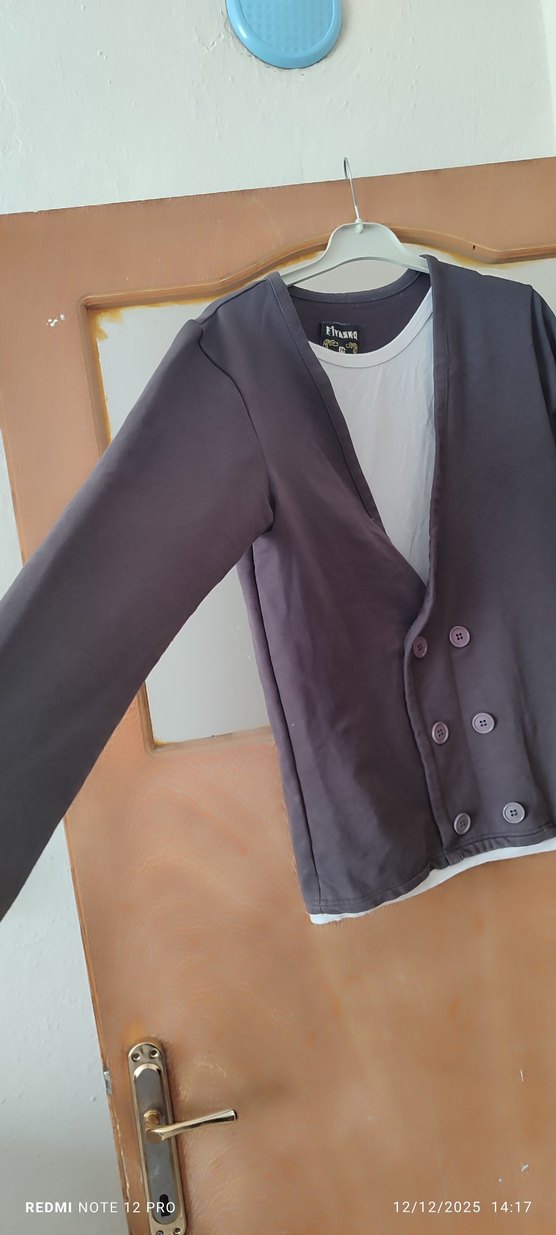 ceket görünümlü sweatshirt - Görsel 3