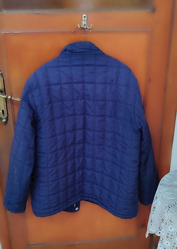 Düğmeli Lacivert Erkek mont - Görsel 2