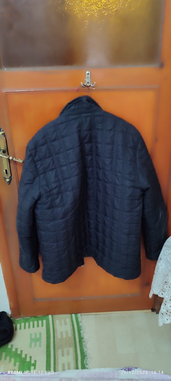 siyah Erkek Fermuarlı Ceket - Görsel 3