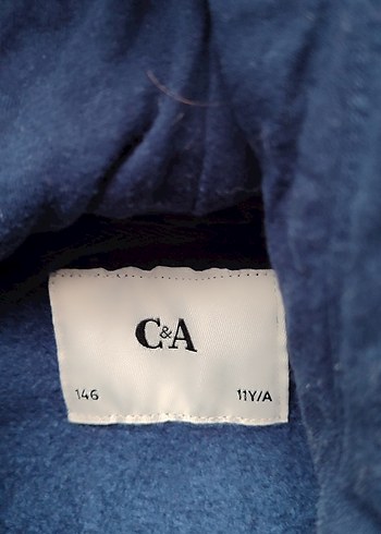 erkek  çocuk Mavi Kapüşonlu Sweatshirt - Görsel 2