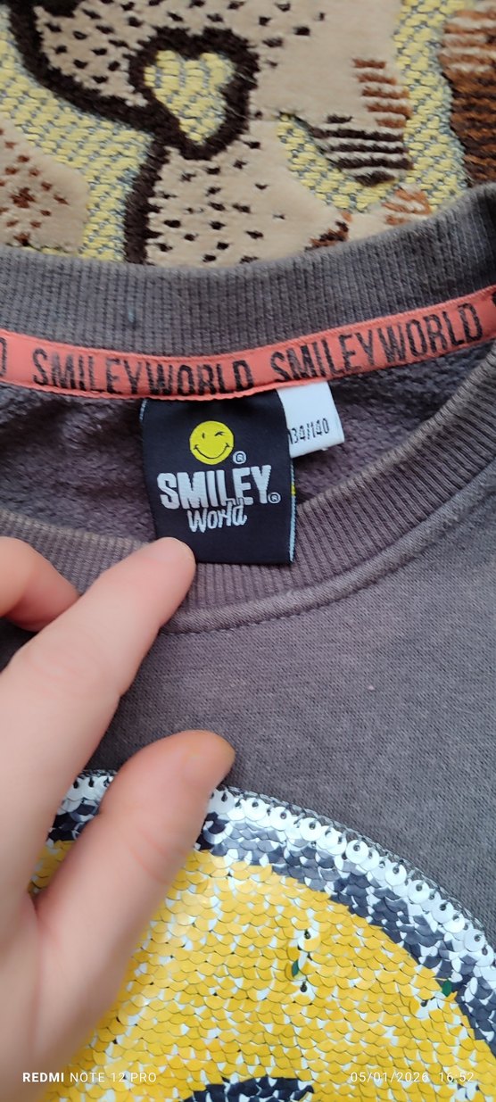 Payet Detaylı Gri Erkek Sweatshirt - Görsel 3