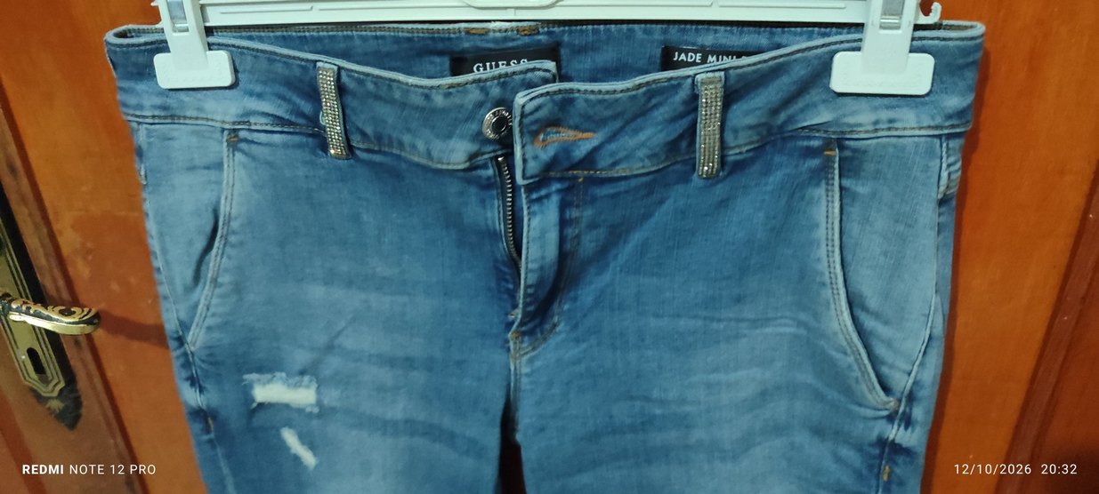Mavi Yıkamalı taşlı Dar Kesim Jean — görsel 2/8
