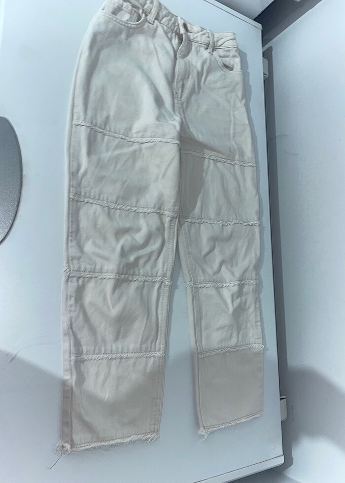 Krem jean - Görsel 3