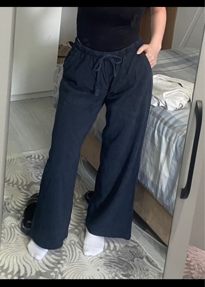 Keten pantolon - Görsel 4