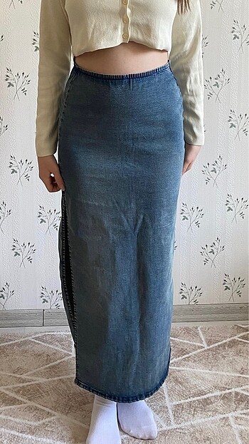 Bershka Uzun Kot Etek
