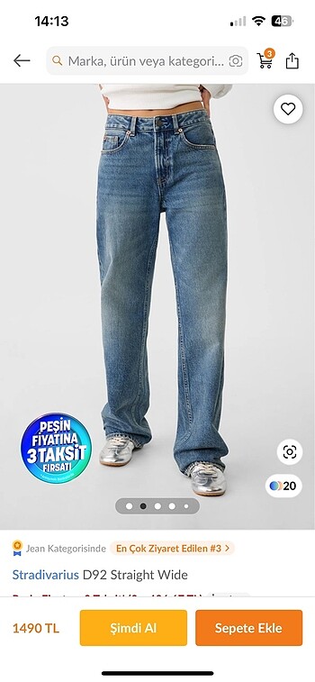 Stradivarius jean