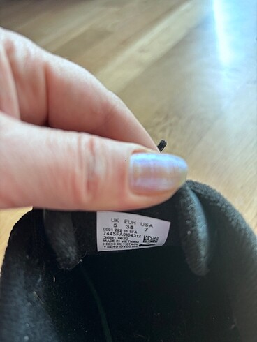 38 Beden siyah Renk Lacoste ayakkabo