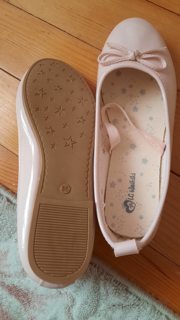 Kız Çocuk Pembe Fiyonklu Babet - Görsel 2