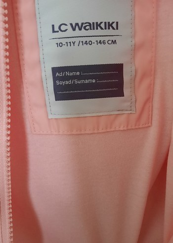 Pembe Kız Çocuk Yağmurluk - Görsel 2