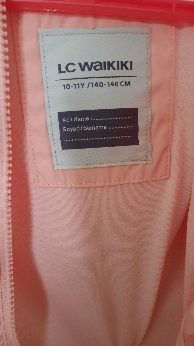 Pembe Kız Çocuk Yağmurluk - Görsel 2