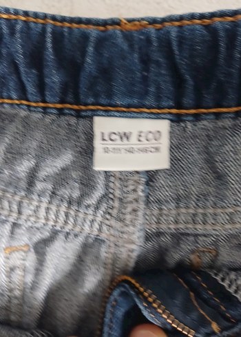 Mavi rahat kesim kız çocuk pantolon - Görsel 3