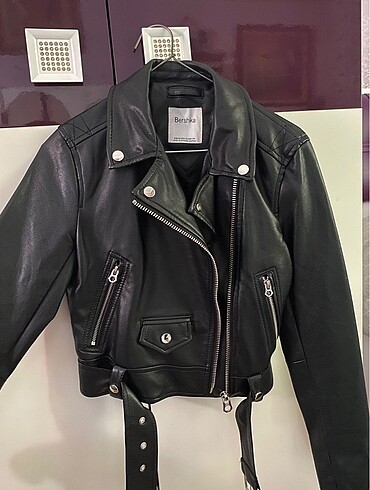 Bershka deri ceket
