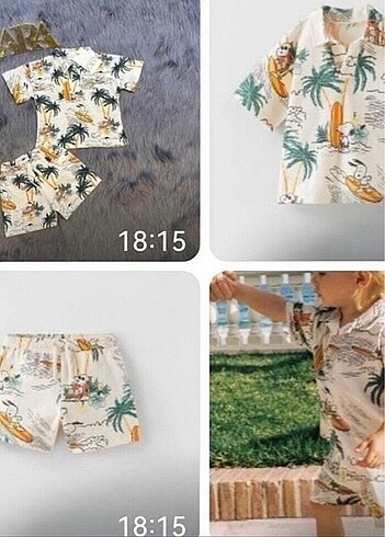 5 Yaş Beden Zara marka takım 4-5 yaş