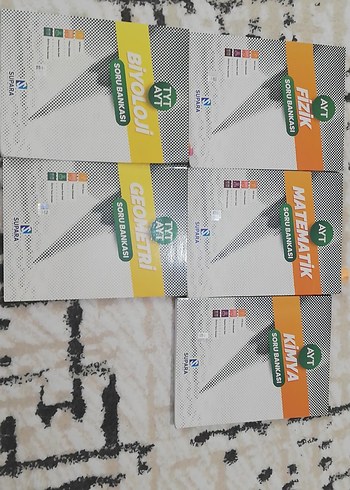 AYT Soru Bankası - Biyoloji, Fizik, Geometri, Matematik, Kimya