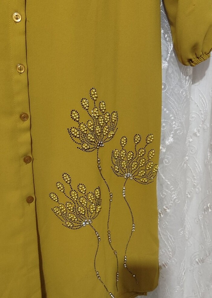 Modaselvim krep tunik - Görsel 3