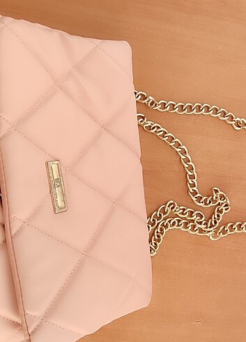Pembe tonlarda çanta - Görsel 5