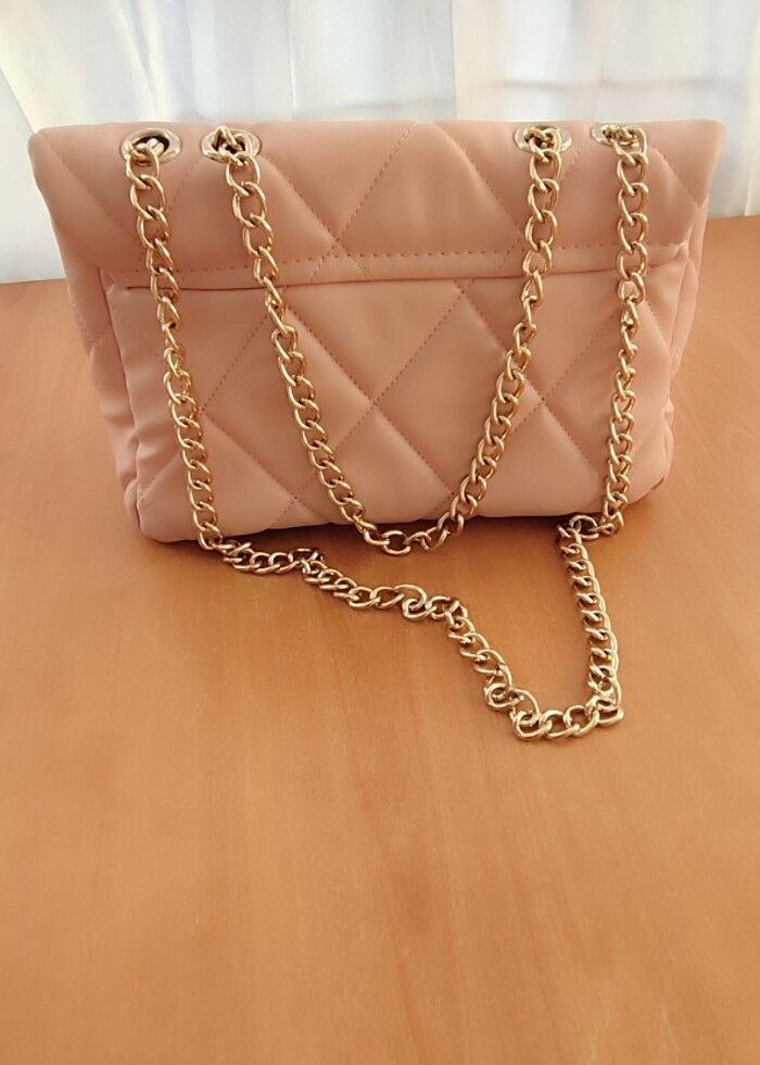 Pembe tonlarda çanta  - Görsel 4