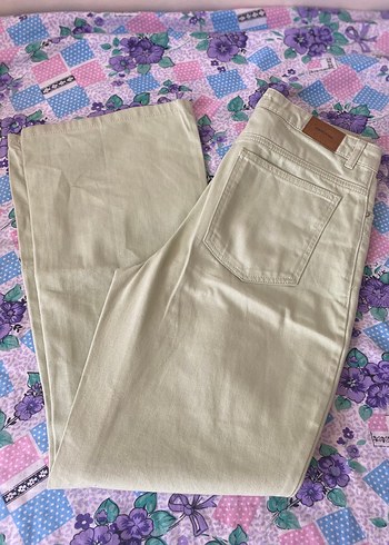 40 Beden Su yeşili Kot Pantolon