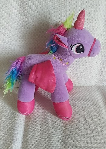 Diğer Renkli Mor Unicorn Peluş Oyuncak