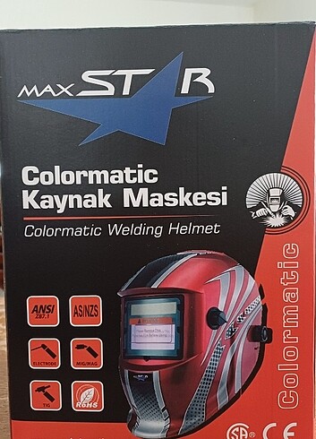 MaxStar Colormatik kaynak maskesi