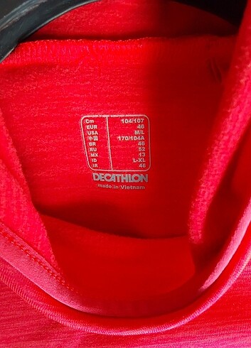 l Beden pembe Renk Decathlon uzun kollu üst (L-XL)