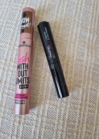 Essence Pembe Maskara & Pastel Sıvı Eyeliner sıfır