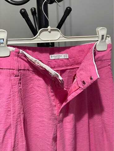 xs Beden pembe Renk Pembe keten pantolon