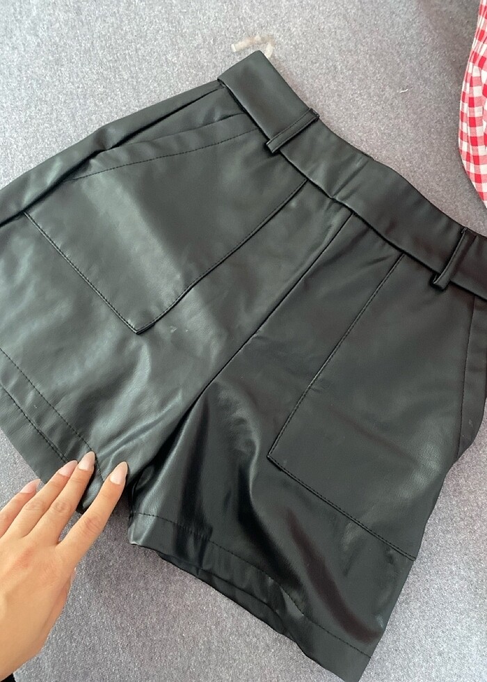 Şort deri - Görsel 4