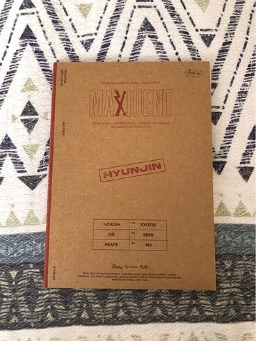 maxident album hyunjin versiyon | stray kids