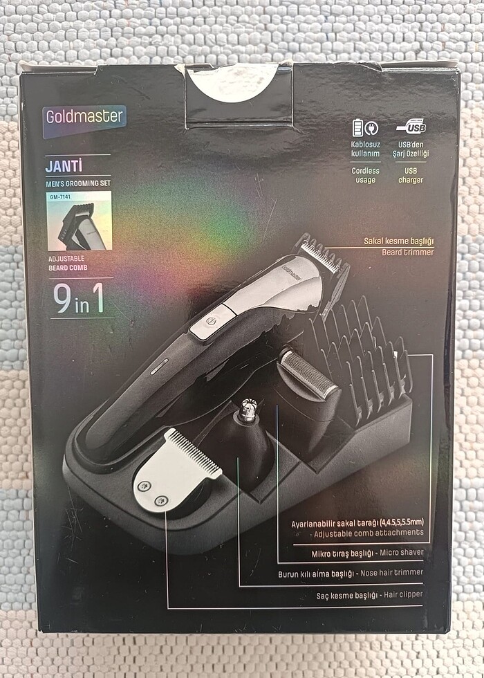 Goldmaster Janti GM-7141 Erkek Bakım Seti - Görsel 2