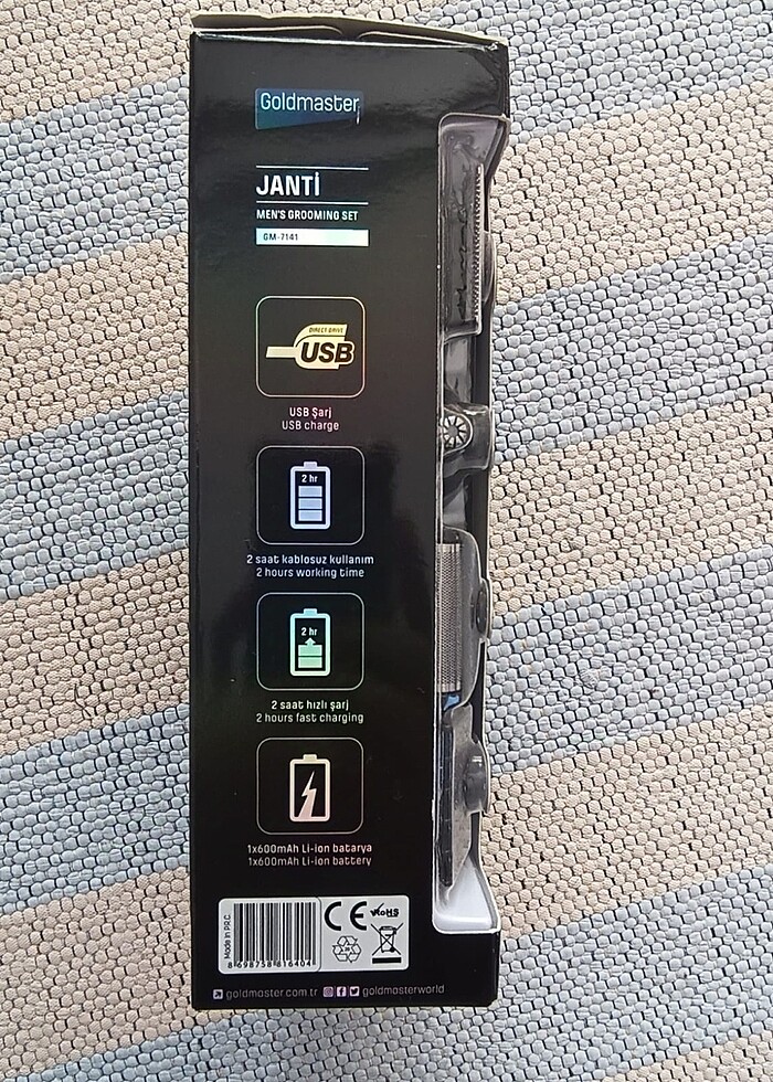 Goldmaster Janti GM-7141 Erkek Bakım Seti - Görsel 3