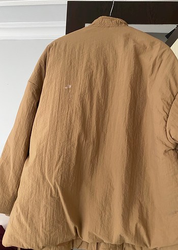 Kadın kahve Keten Kuşaklı Kimono - Görsel 4