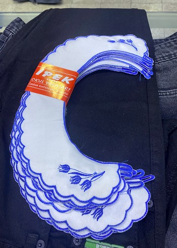 Kız ve Erkek Çocuk Okul Önlük Yakalığı(Adet fiyatıdır) - Görsel 4