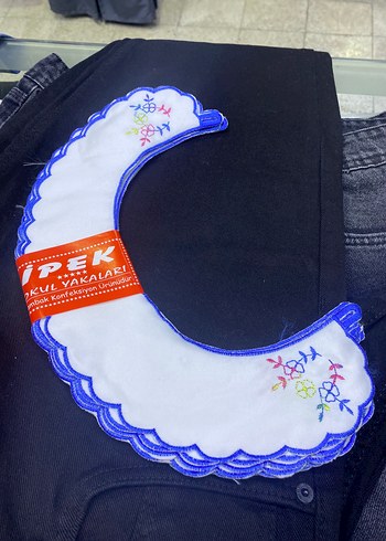 Kız ve Erkek Çocuk Okul Önlük Yakalığı(Adet fiyatıdır) - Görsel 6