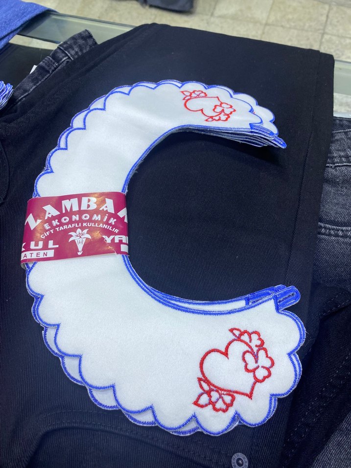 Kız ve Erkek Çocuk Okul Önlük Yakalığı(Adet fiyatıdır) - Görsel 5