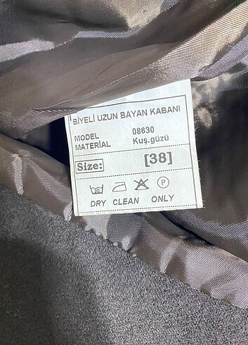 m Beden Vintage uzun bayan kaban 