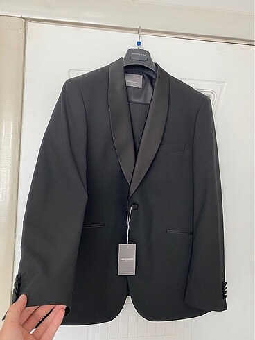Pierre Cardin Siyah Yelekli Smokin Takım - Görsel 2