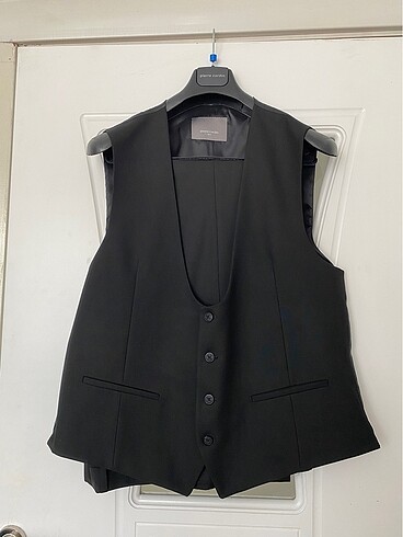 Pierre Cardin Siyah Yelekli Smokin Takım - Görsel 5