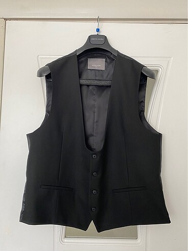 Pierre Cardin Siyah Yelekli Smokin Takım - Görsel 6