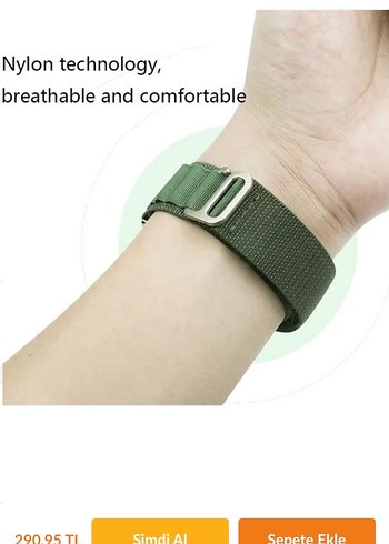 Akıllı Saat Kordonu (Ayarlanabilir) - Görsel 3