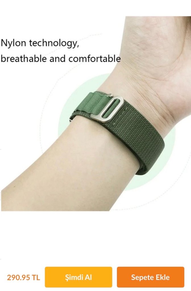Akıllı Saat Kordonu (Ayarlanabilir) - Görsel 3