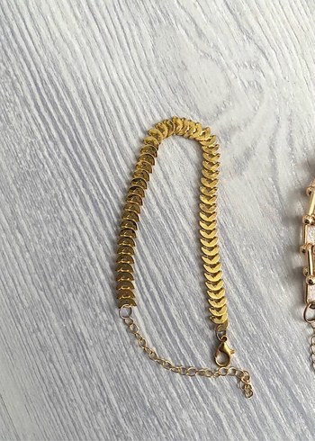  2 Adet Bayan Çelik Bileklik - Görsel 3