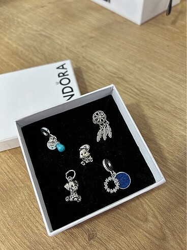  Beden beyaz Renk Pandora charm